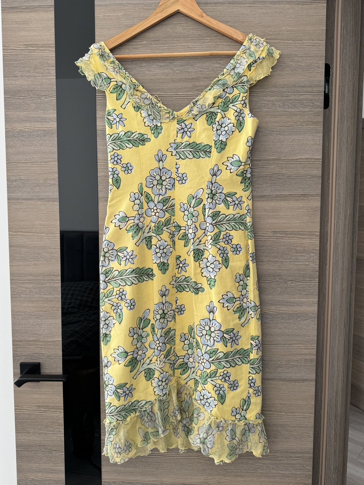 Moschino × Vintage Moschino Cheap and Chic A-Line Floral Mid-Length Dress Size M / US 6-8 / IT 42-44 - 5 Thumbnail