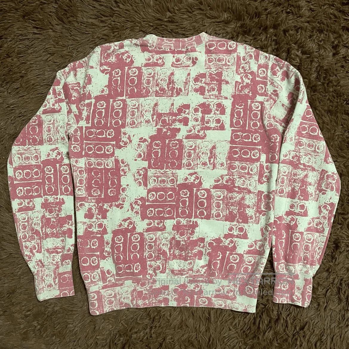 Comme des Garcons Homme Plus Comme Des Garcons Homme Plus 08SS Pink Eyes Sweatshirt. Size US S / EU 44-46 / 1 - 2 Thumbnail