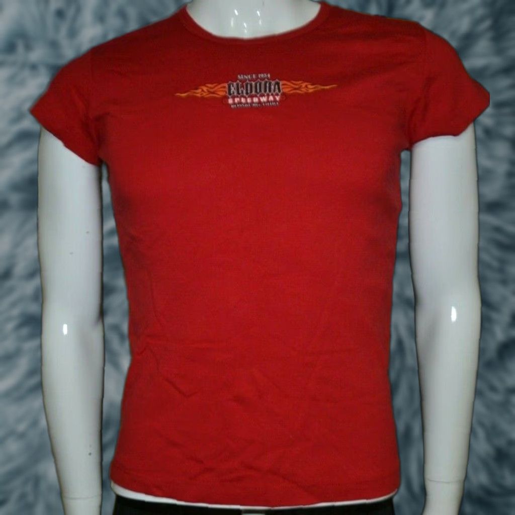 American Apparel VINTAGE Womens Jrs Eldora Speedway Rossburg OH T Shirt XL Dirt Track Racing Nice Size XL / US 12-14 / IT 48-50 - 1 Thumbnail