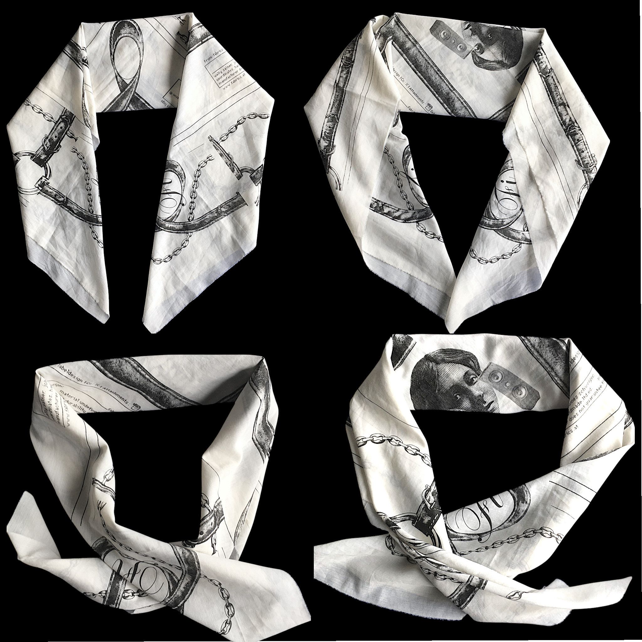 Vintage Fabrics Interseason Archive Scarf – FW 2004-05 "Adhocracy" Size ONE SIZE - 8 Thumbnail