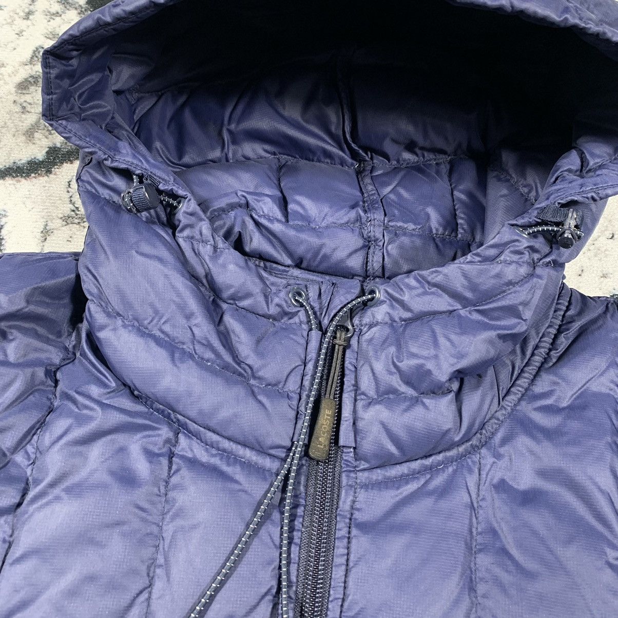 Lacoste × Vintage Lacoste Navy Down Jacket Hood Vintage Style Small Logo Size US L / EU 52-54 / 3 - 5 Thumbnail