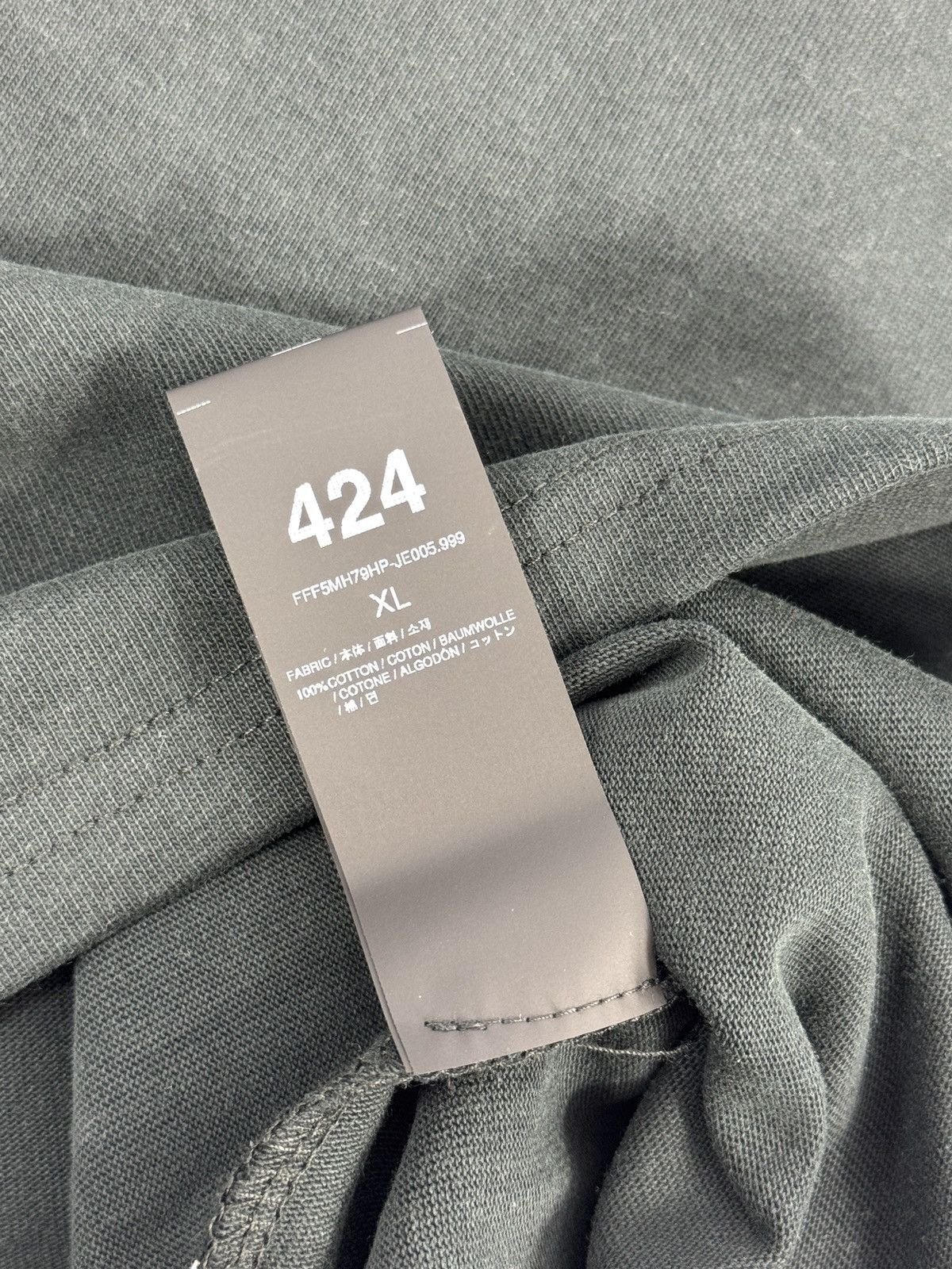 424 × Hoorsenbuhs LIGHT WEIGHT LOGO PRINT CROPPEDT-SHIRT Size US XL / EU 56 / 4 - 7 Thumbnail
