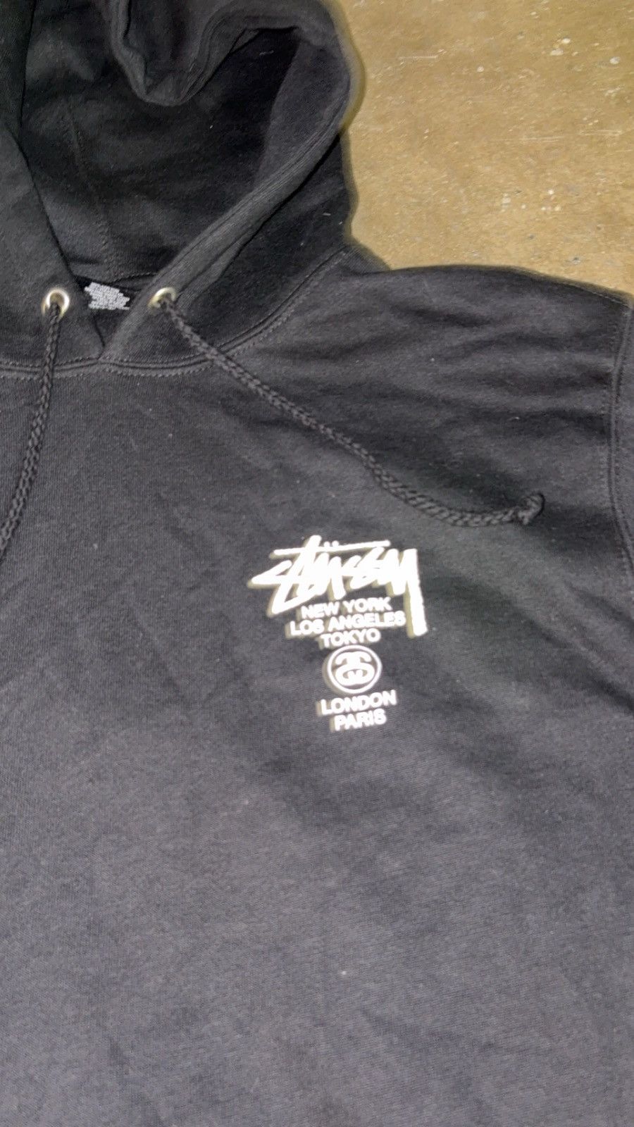 Stussy Stussy Black World Tour Hoodie Size US M / EU 48-50 / 2 - 3 Thumbnail