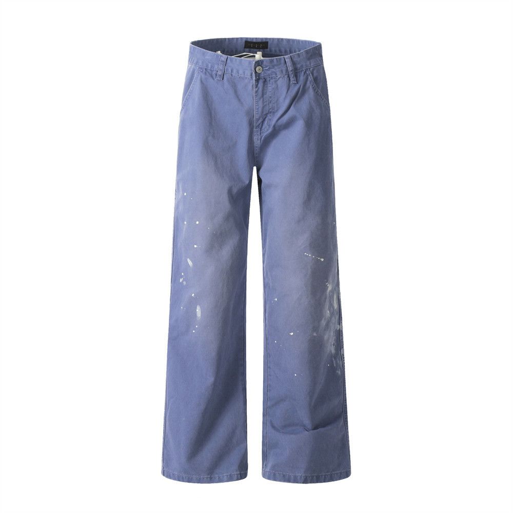 Japanese Brand × Vintage Men's American style graffiti ink cargo jeans Size US 32 / EU 48 - 1 Thumbnail