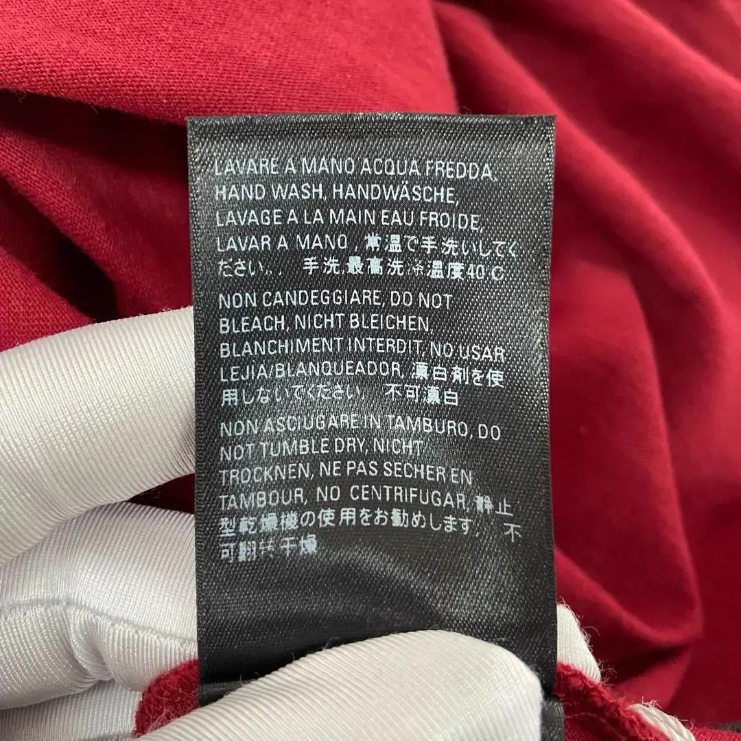 Balenciaga Balenciaga Letter Logo Red T-shirt M Size US M / EU 48-50 / 2 - 7 Thumbnail