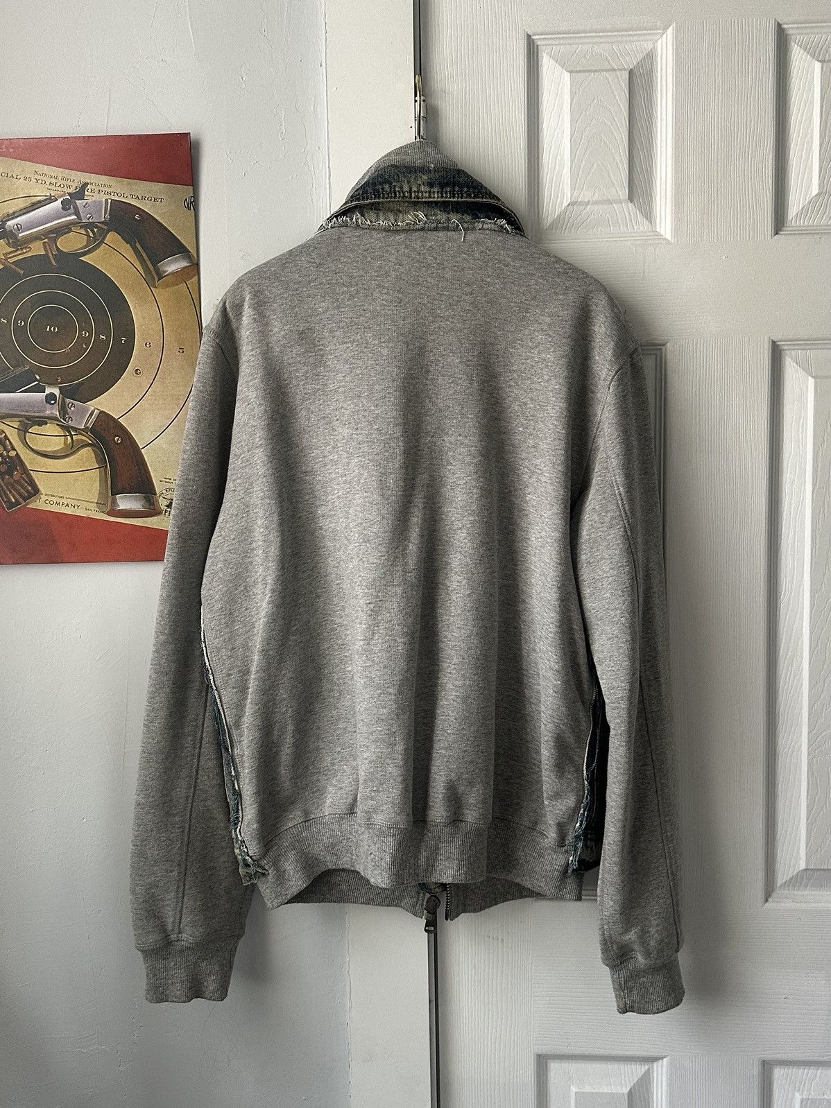 Dolce & Gabbana Dolce & Gabbana Hybrid Denim Fleece Size US M / EU 48-50 / 2 - 2 Thumbnail