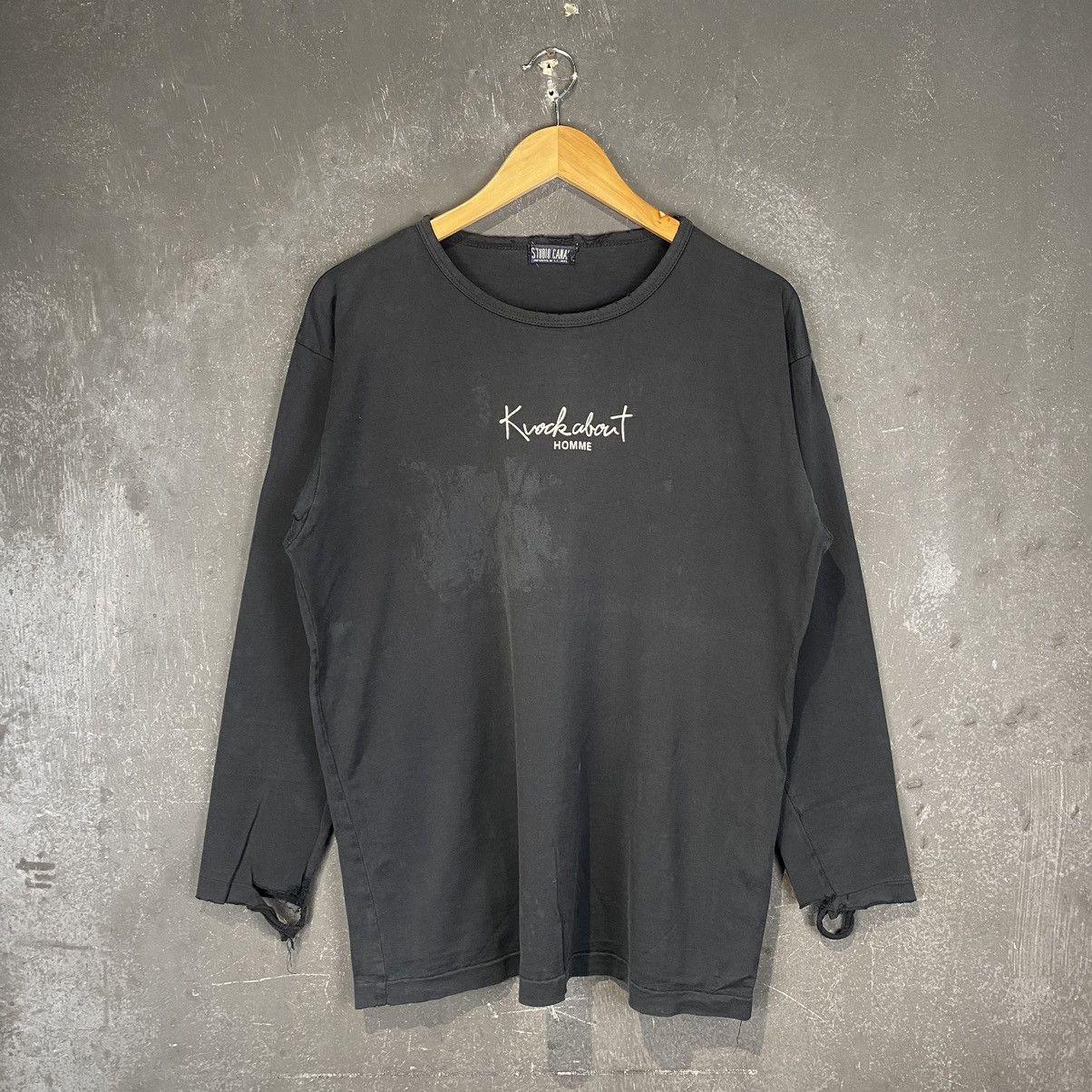 Designer × Japanese Brand × Vintage Studio Canal Knockabout Homme Distressed LS Tee Size US L / EU 52-54 / 3 - 1 Thumbnail