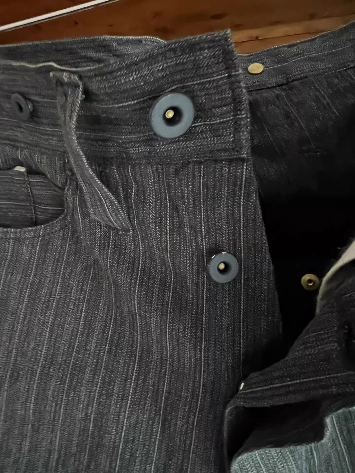 Nigel Cabourn Nigel Cabourn Suspender Stripe Tailored Pants Size US 32 / EU 48 - 5 Thumbnail