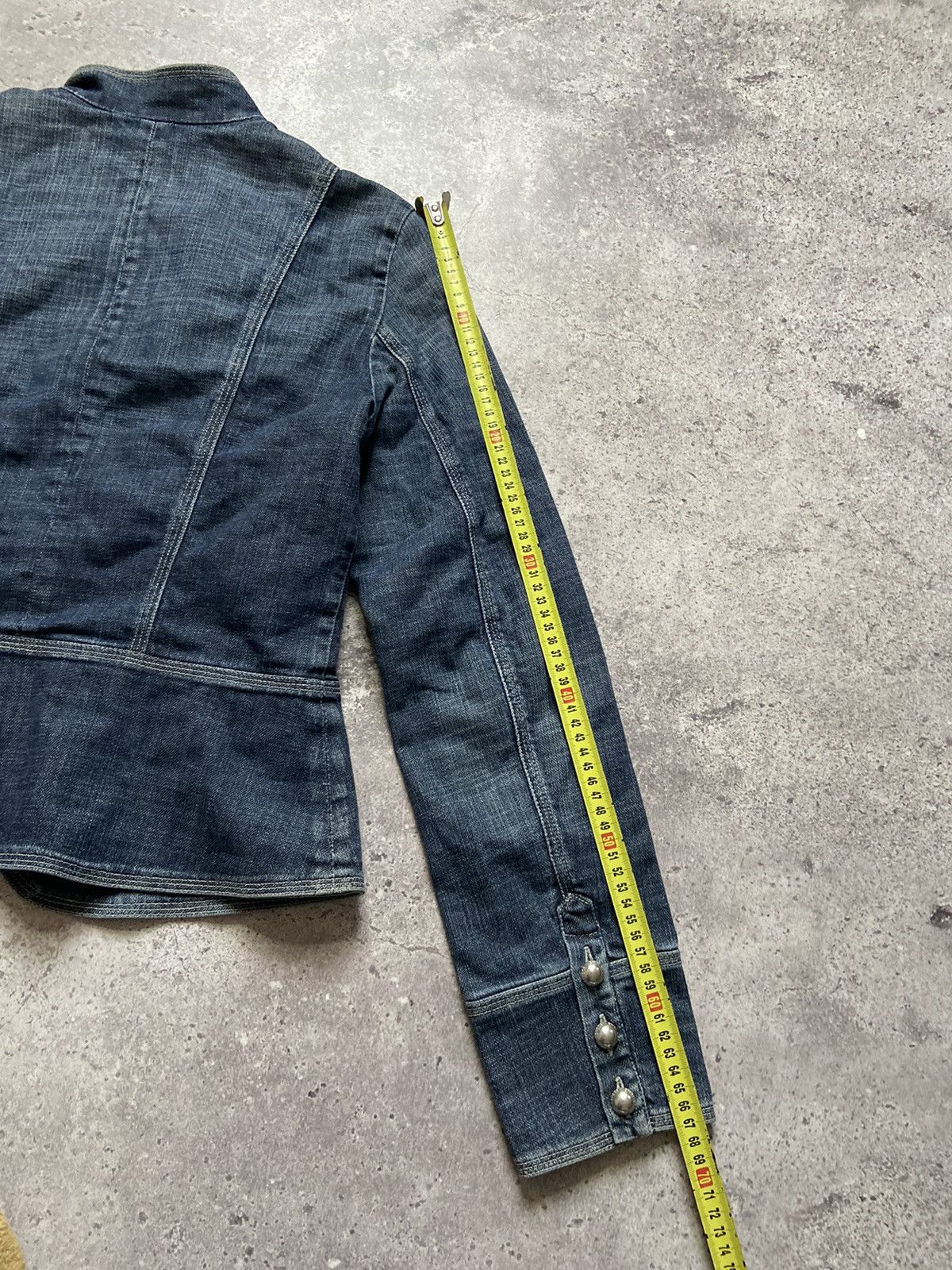 Bogner Bogner Metal Rib Button Napoleon Style denim jacket Size XS / US 0-2 / IT 36-38 - 9 Thumbnail