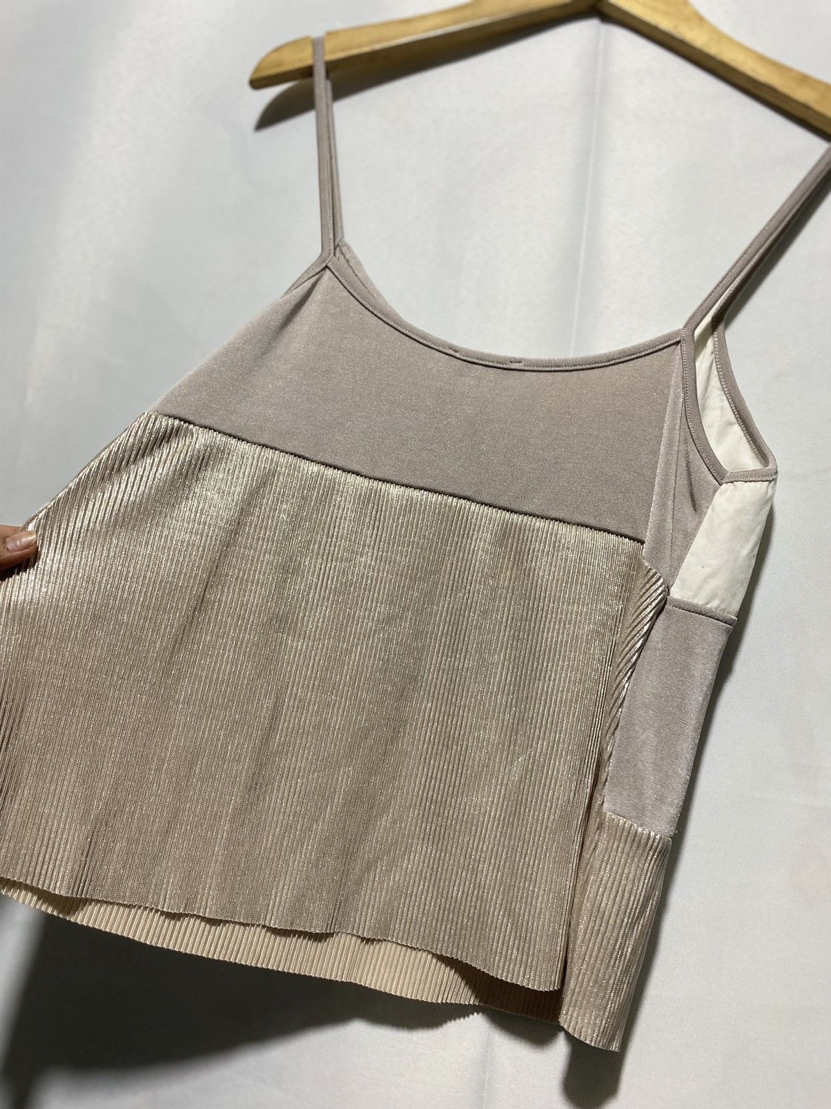 Vintage × Zara ZARA TRAFALUC pleated tanktop Size M / US 6-8 / IT 42-44 - 4 Thumbnail