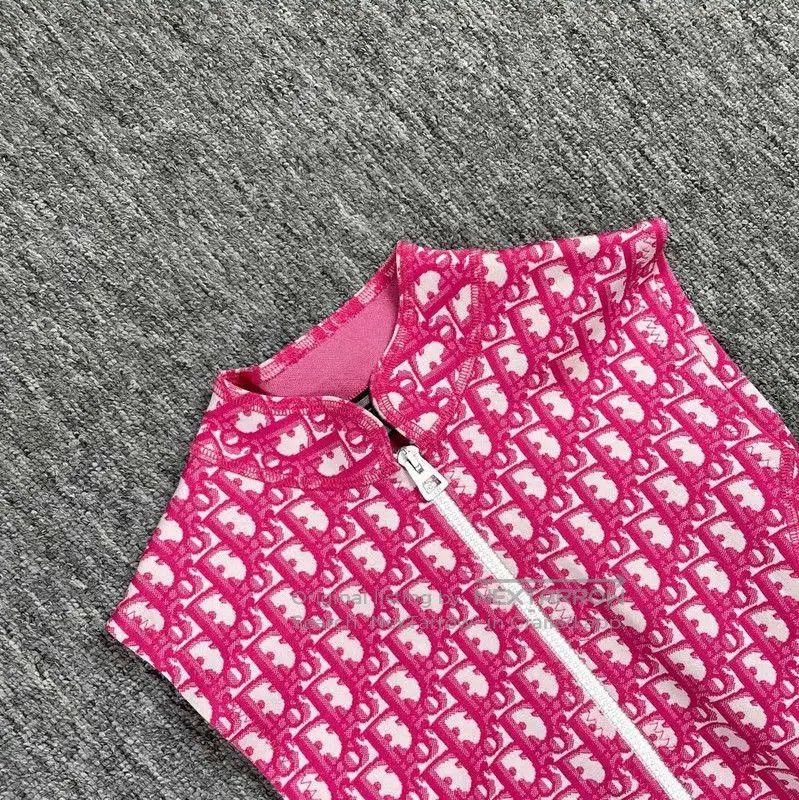 Dior Dior Sleeveless Pink Nylon Dress . Size M / US 6-8 / IT 42-44 - 3 Thumbnail