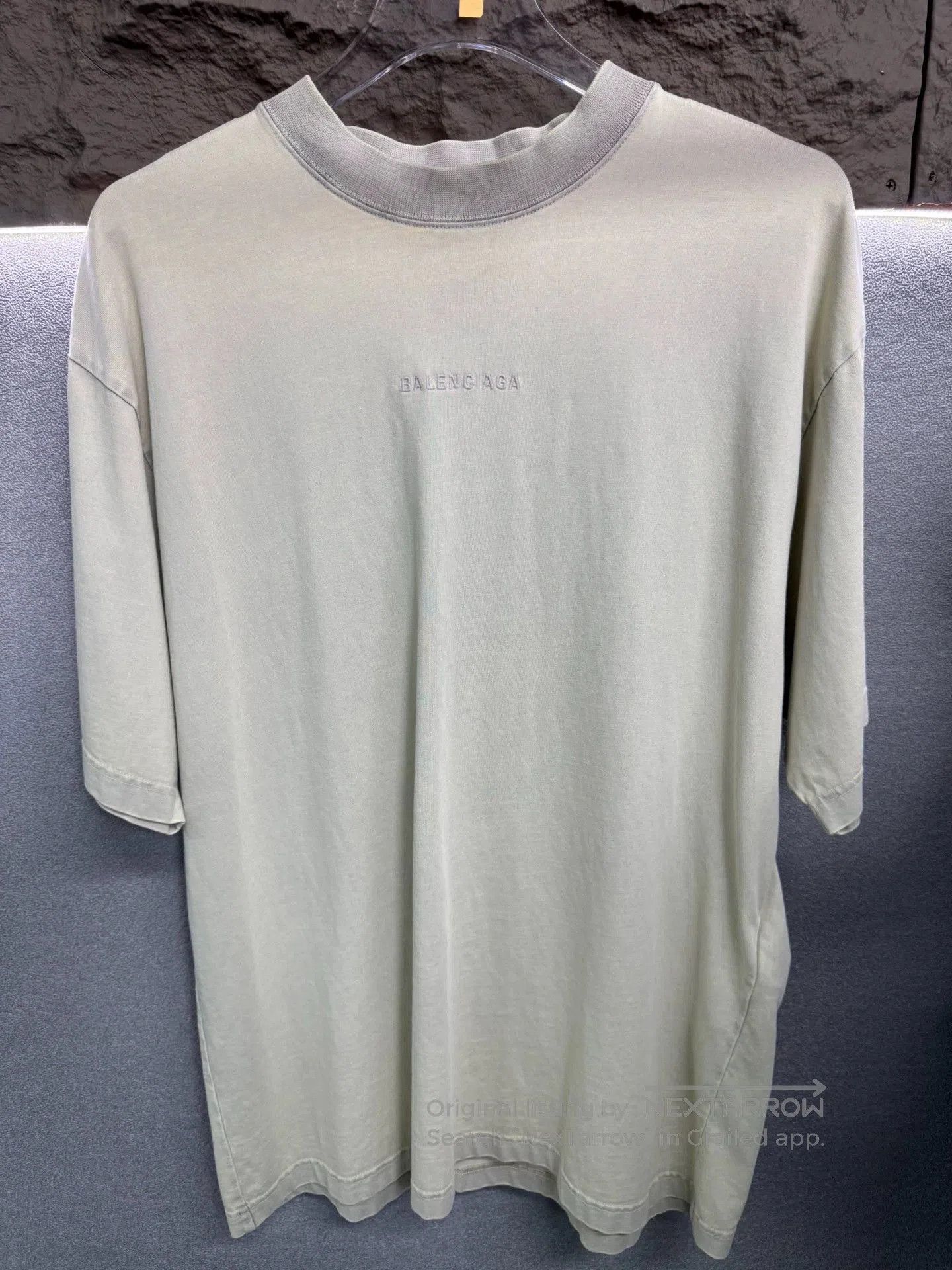 Balenciaga Back Embroidery Logo Top.