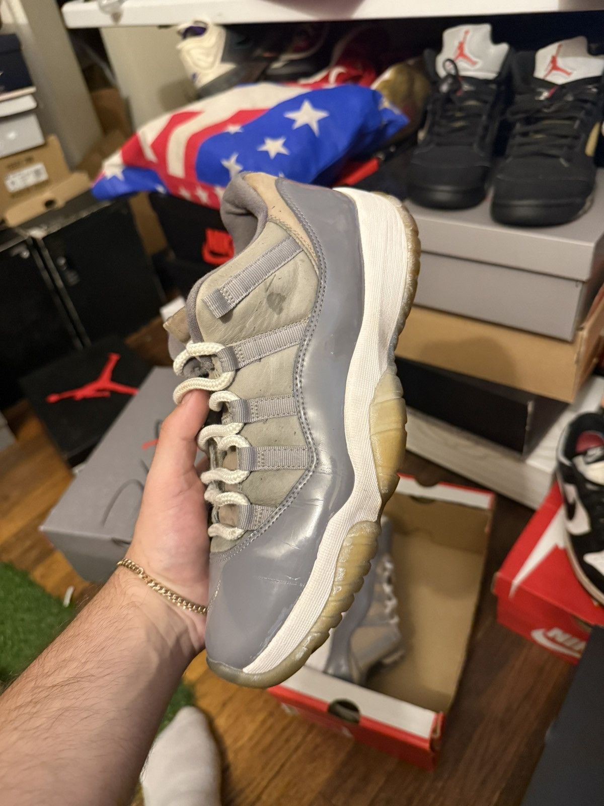 Jordan Brand Jordan retro 11 low cool grey beater Size US 8.5 / EU 41-42 - 5 Thumbnail