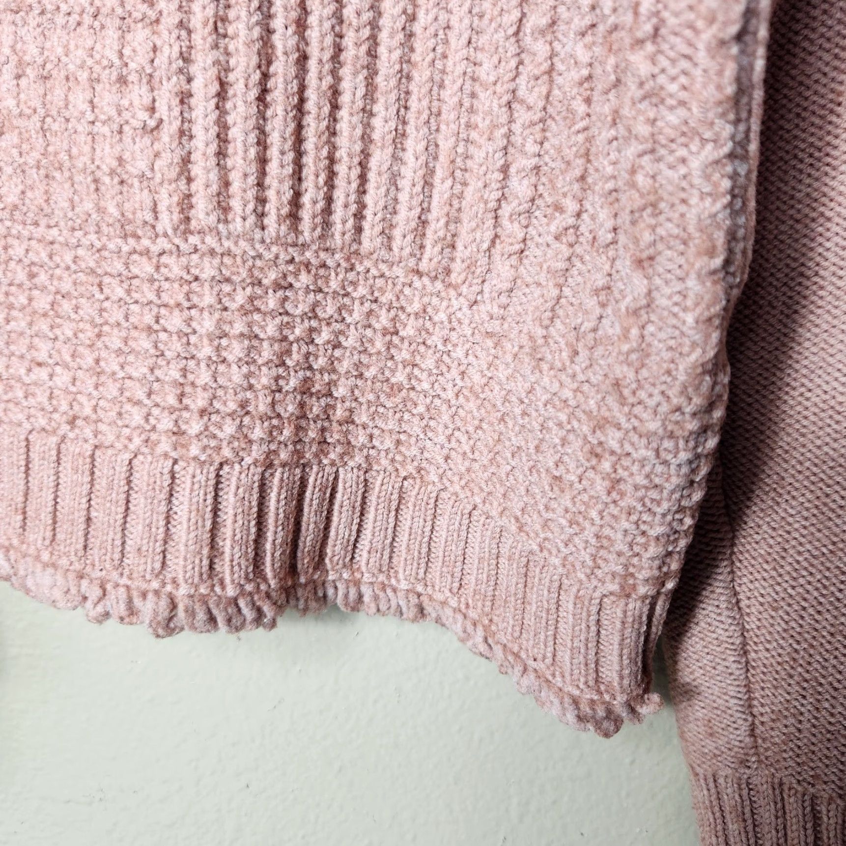 Madewell Madewell Vintage Pink Merino Wool Blend Stitchmix Pullover Sweater - Size S - Women - Pink - Pullover - Wool Blend Size S / US 4 / IT 40 - 6 Thumbnail
