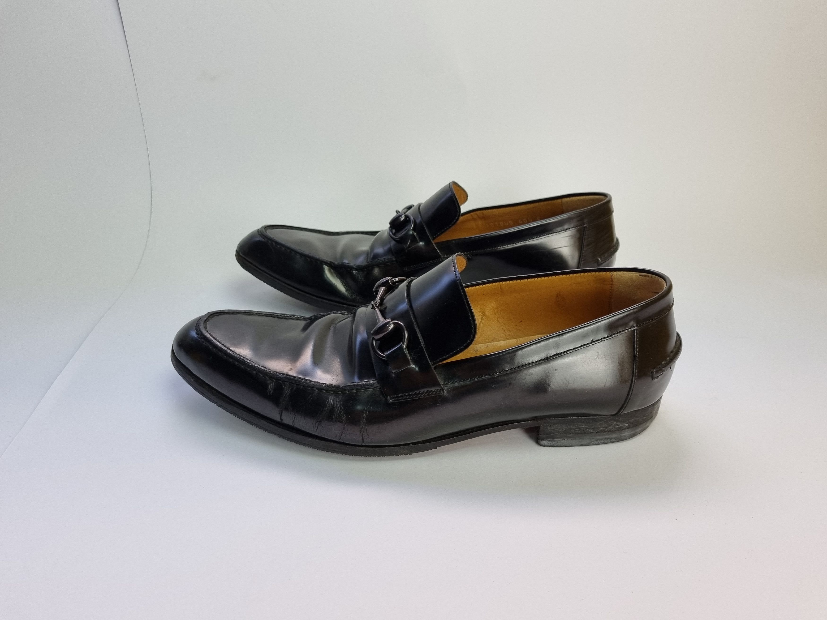 Gucci Vintage Gucci Vibram Leather Loafers Italian Shoes 181808 Size US 7 / EU 40 - 5 Thumbnail