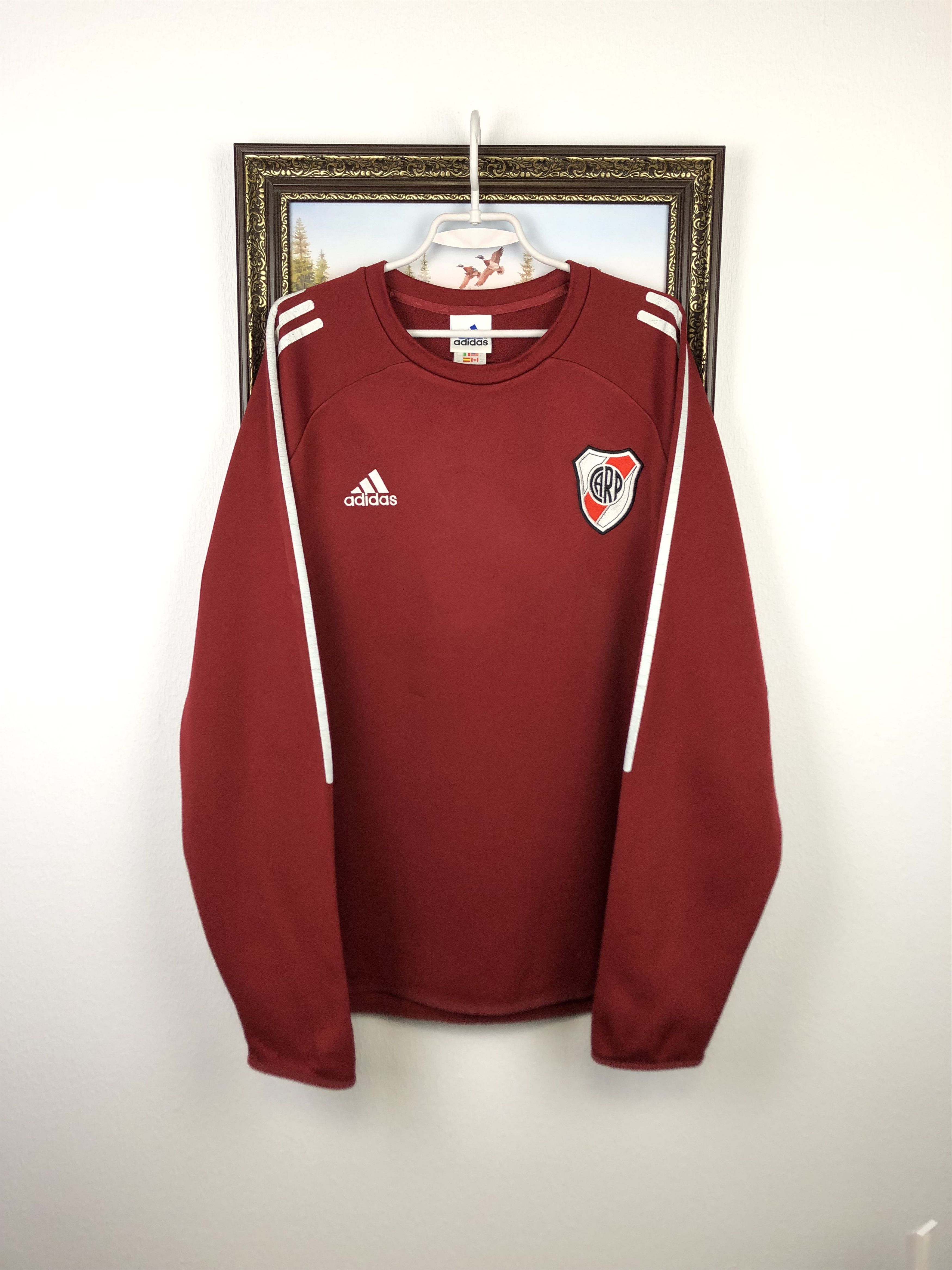 Vintage Adidas River Plate Football Sweatshirt Soccer Track