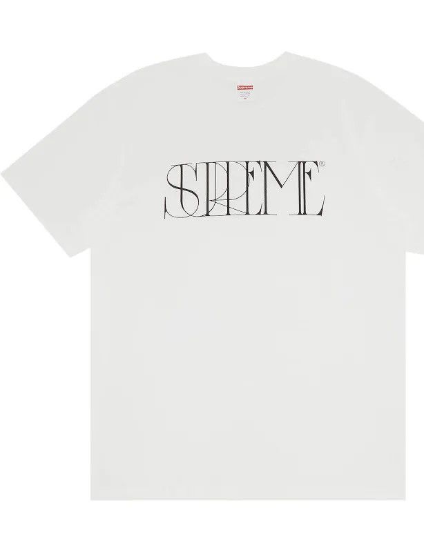 Supreme Trademark Tee White XL FW22