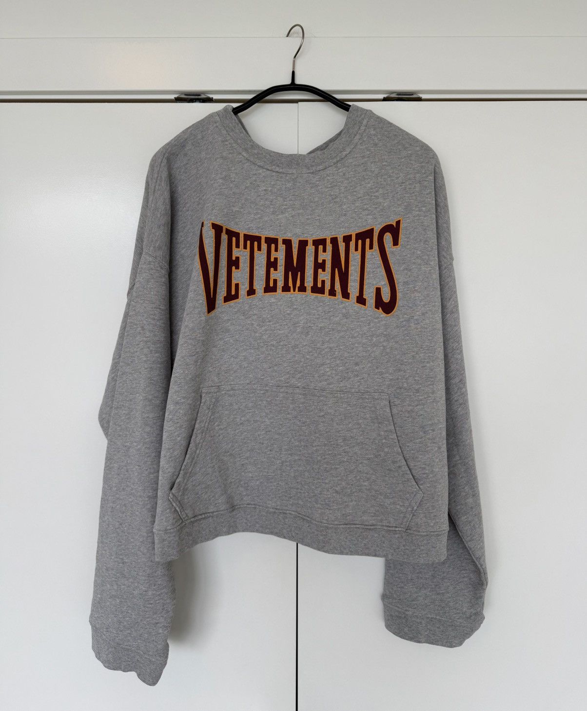 Vetements SS16 Gray Reversible Hoodie Size US M / EU 48-50 / 2 - 1 Thumbnail
