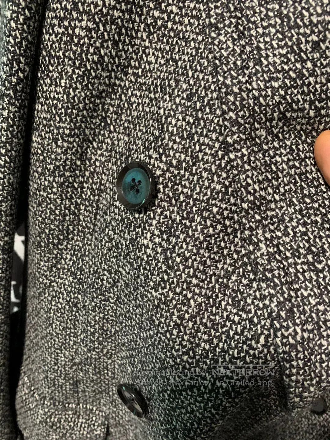 Ring Jacket luxury black and white polo coat. Size US M / EU 48-50 / 2 - 3 Thumbnail