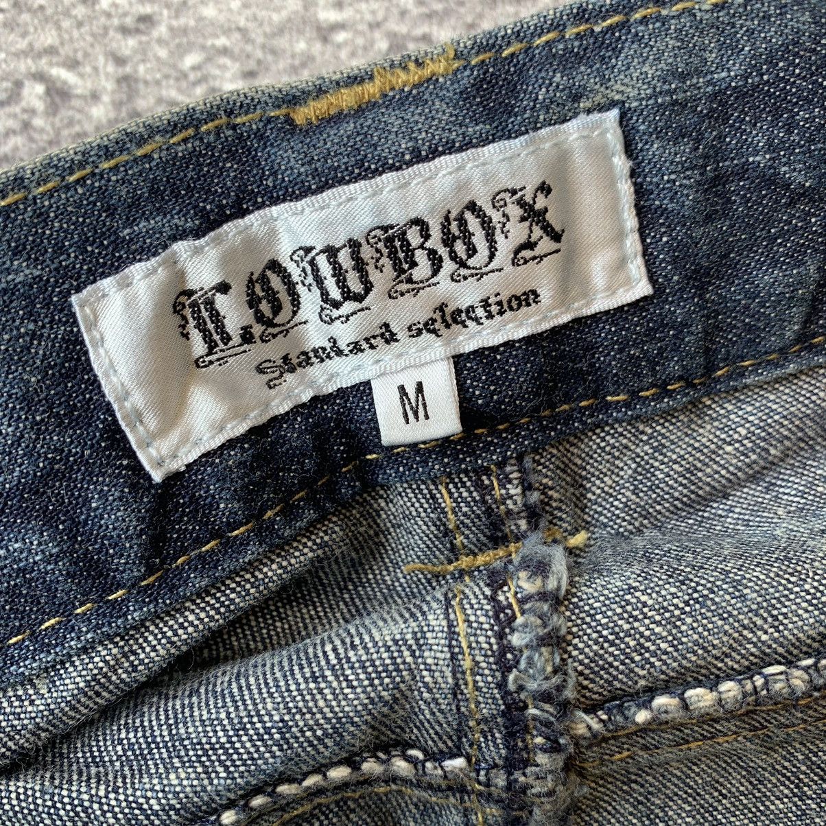 If Six Was Nine × Japanese Brand × Le Grande Bleu (L.G.B.) Lowbox Cargo multipocket Flare Denim Jeans Size US 31 - 12 Thumbnail