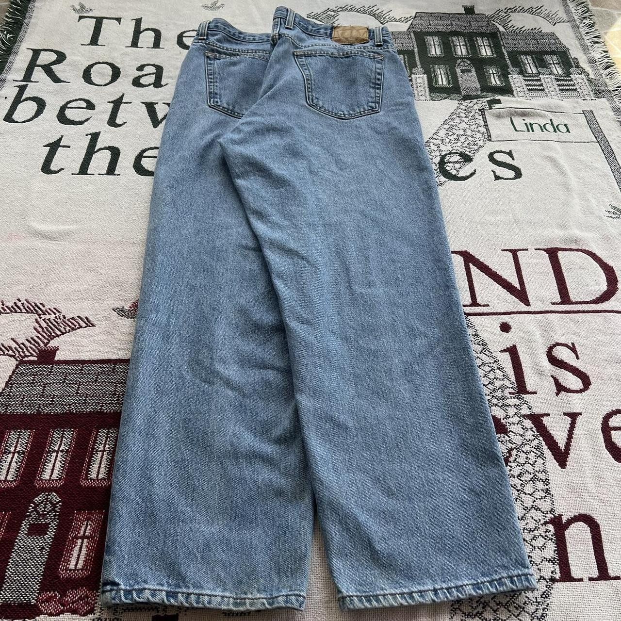 Vintage Crazy Vintage Y2K/2000s Skater Style Essential Light Wash Denim jeans! Size US 38 / EU 54 - 4 Thumbnail