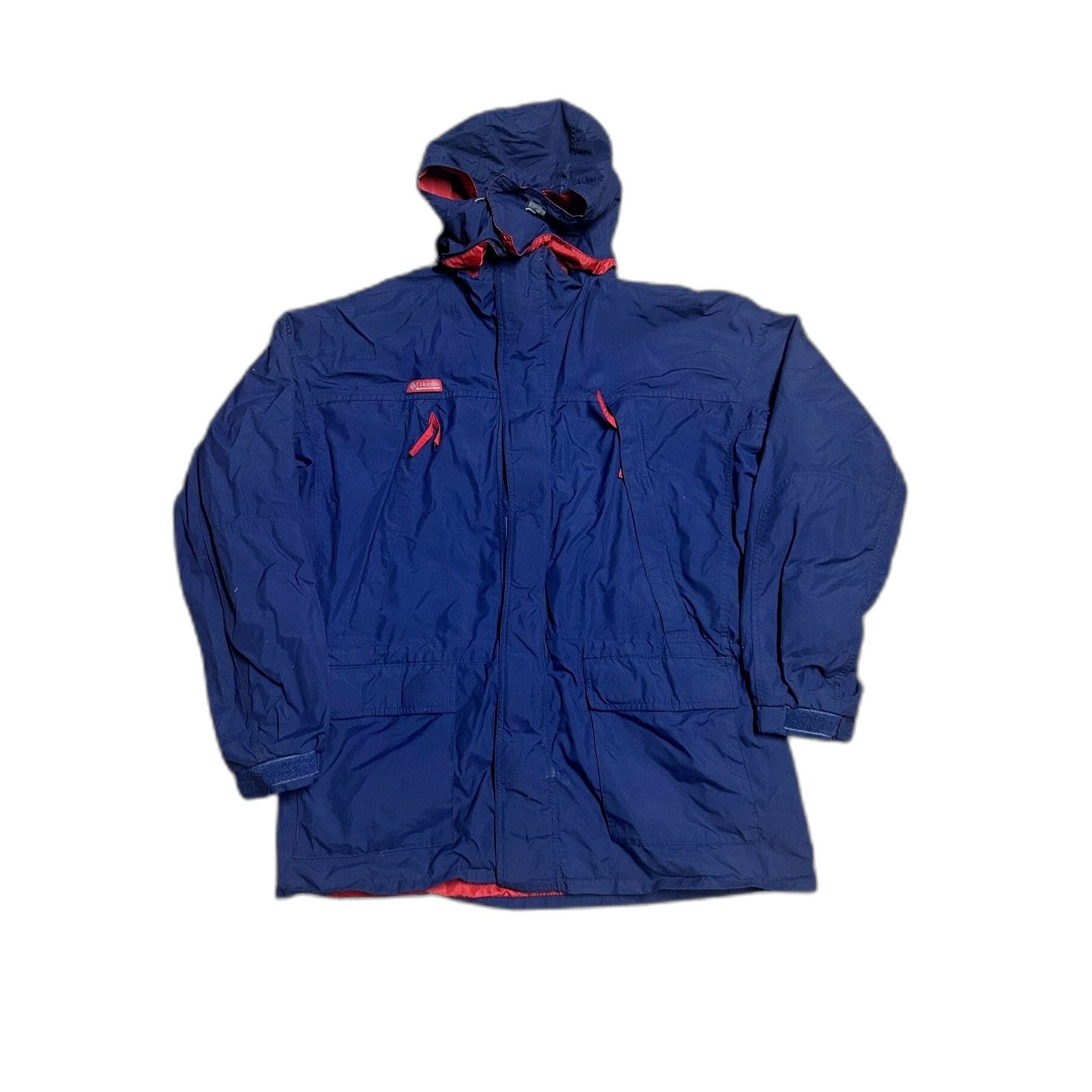 Columbia Vintage Columbia Thinsulate Jacket Coat Blue Red XL Size US XL / EU 56 / 4 - 1 Thumbnail