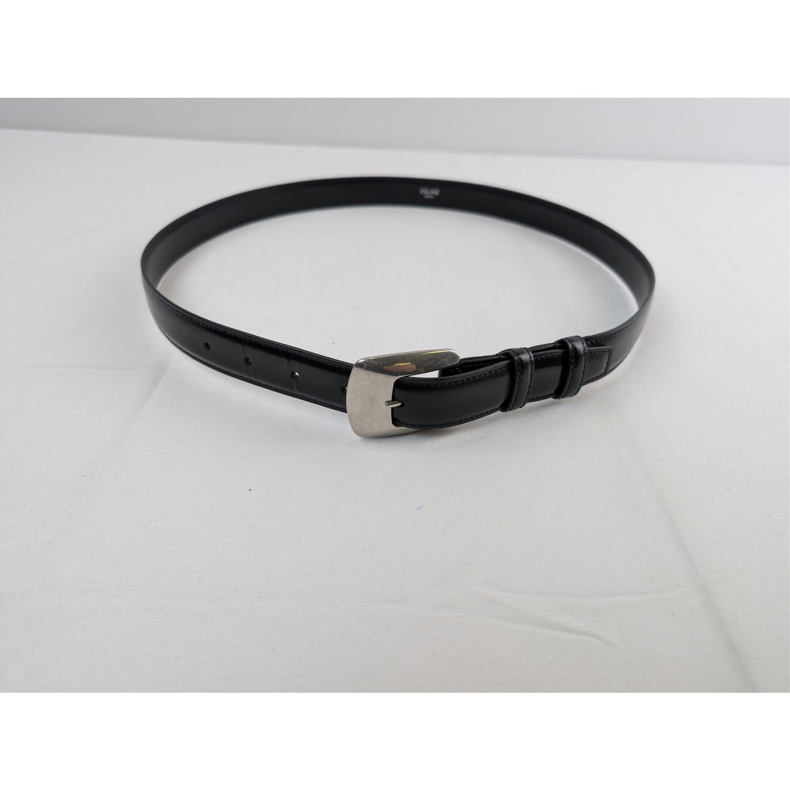Celine o1rshd1 Size: 90 / BC-14 25MM Belt in Taurillon Leather Size 36 - 7 Thumbnail