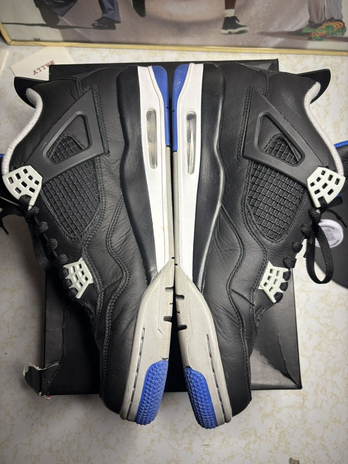 Jordan Brand Air Jordan 4 Retro Motorsports Alternate 2017 Size US 12 / EU 45 - 3 Thumbnail