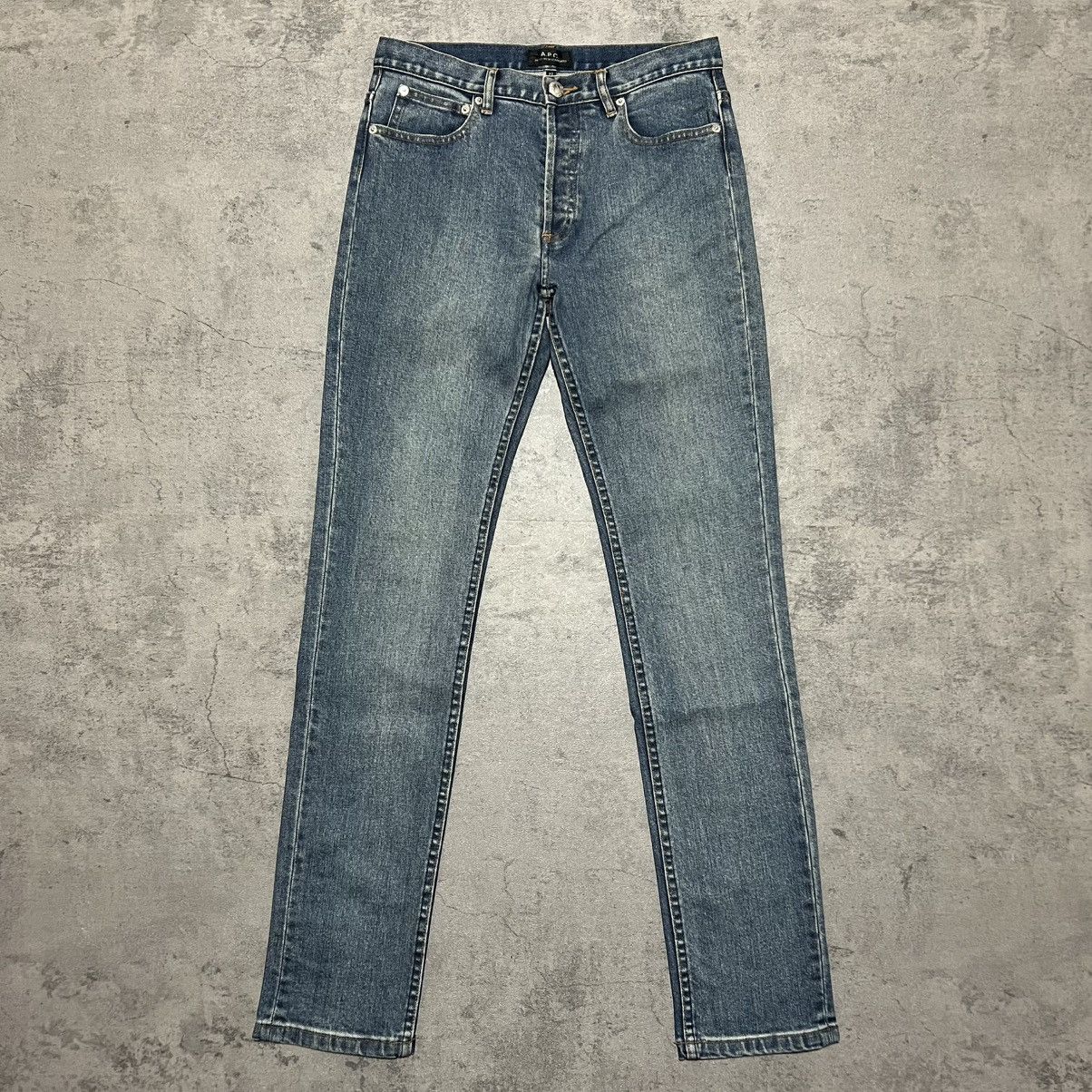 A.P.C. A.P.C. Petit New Standard Mid Rise Taper Leg Denim Jeans Size US 30 / EU 46 - 2 Thumbnail