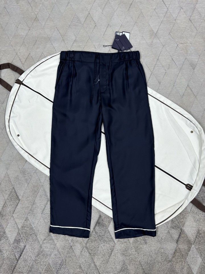 Prada Prada Silk Piping Detail Pants Size 46 Size US 30 / EU 46 - 1 Thumbnail
