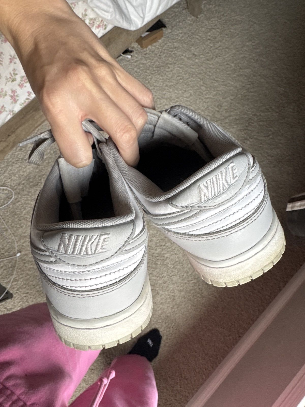 Nike Dunk Low Grey Fog Size US 8.5 / EU 41-42 - 7 Thumbnail