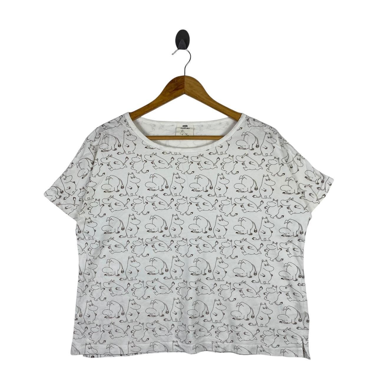 Other MOOMIN SNUFKIN x SAMANSA MOS2 Collection AOP Tee Shirt Top Size L / US 10 / IT 46 - 1 Thumbnail