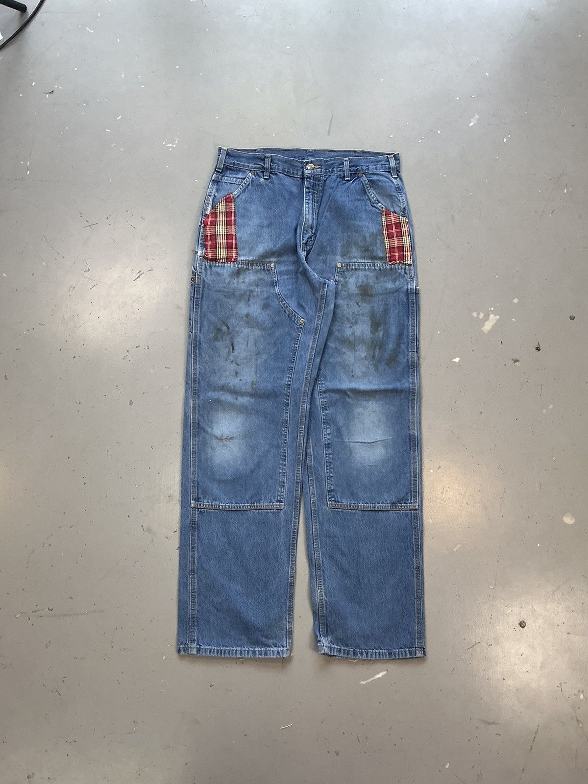 Carhartt × Vintage Vintage Carhartt b273 DST double knee denim Size US 34 / EU 50 - 1 Thumbnail