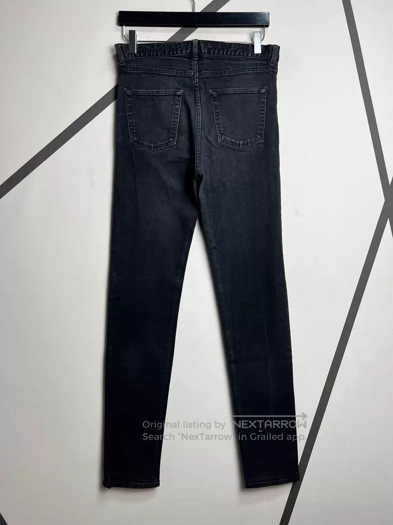 Saint Laurent Paris Saint Laurent Paris Embroidered Signature Black Basic Deni Size US 30 / EU 46 - 2 Thumbnail