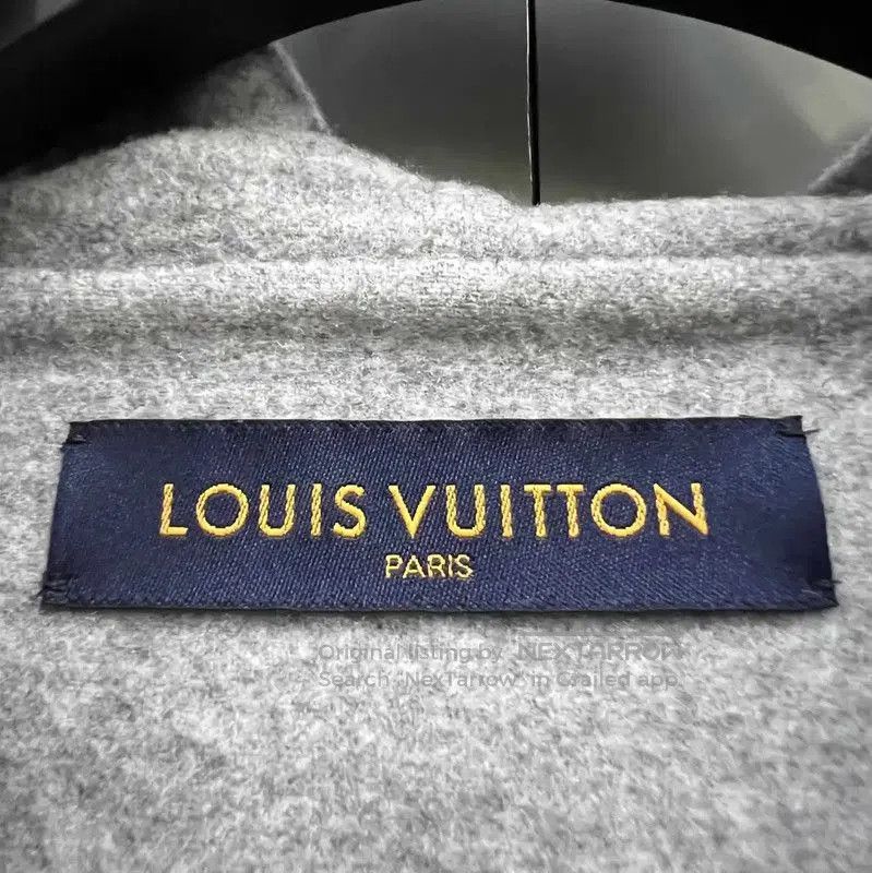 Louis Vuitton Louis Vuitton Gray Wool Logo Hoodie for Men . Size US S / EU 44-46 / 1 - 2 Thumbnail