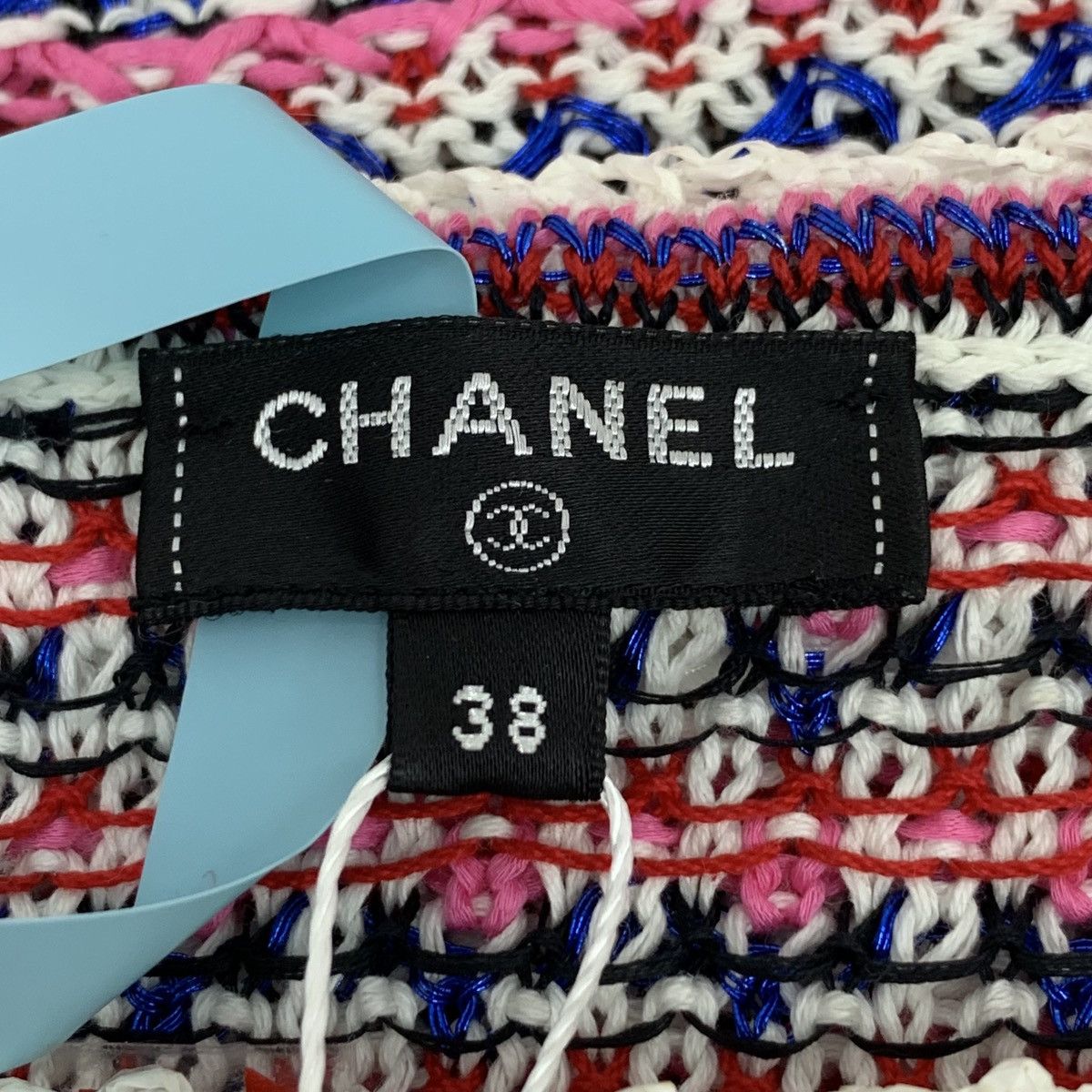 Chanel Chanel Current Collection Pink Crochet Cotton Knit Size S / US 4 / IT 40 - 6 Thumbnail