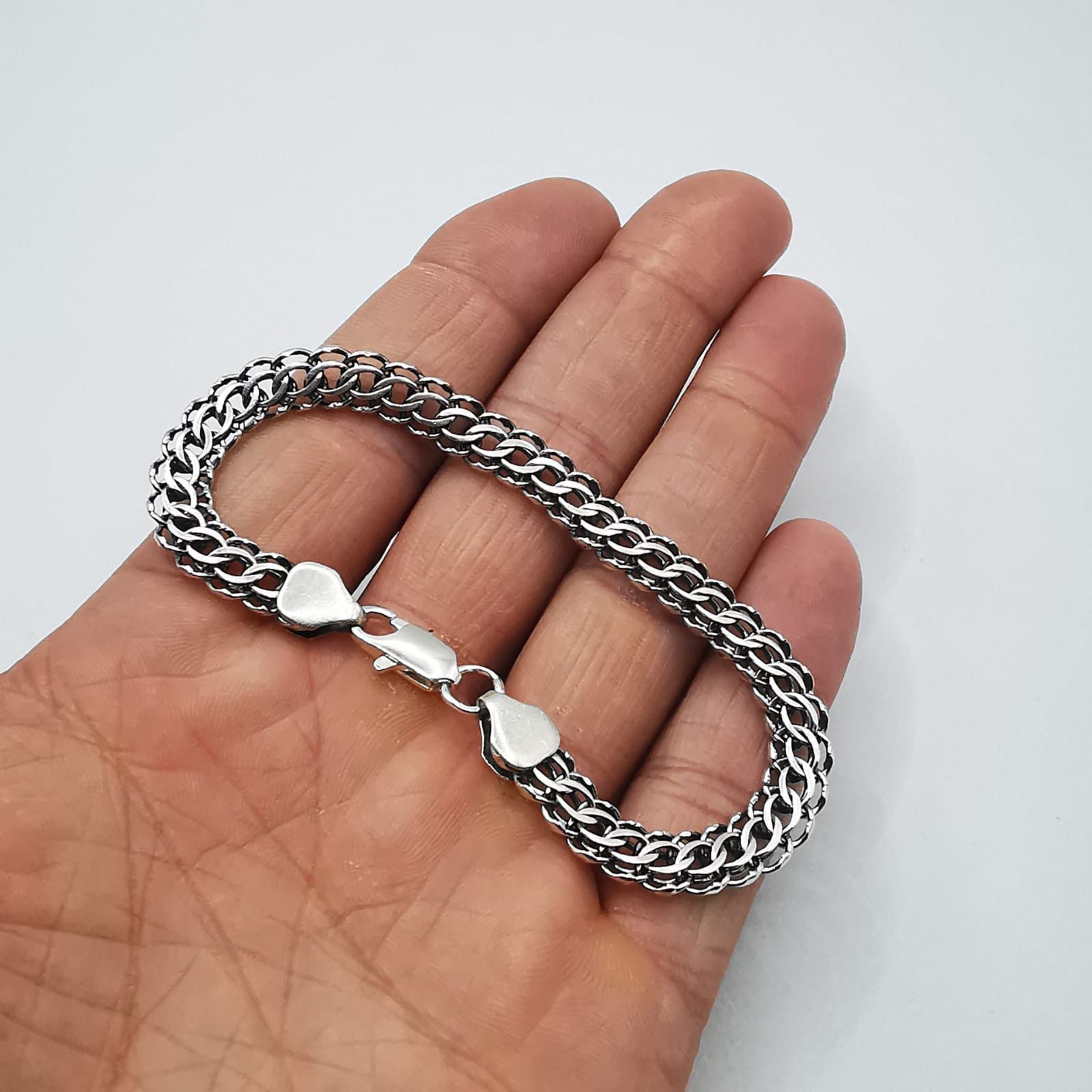 Vintage Vintage Bracelet Jewelry,925 Sterling Silver 14,18g Size ONE SIZE - 6 Thumbnail