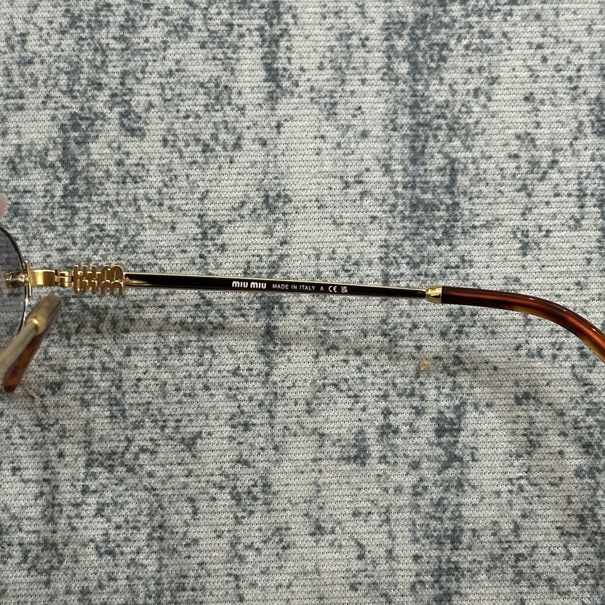 Miu Miu MIU MIU 0MU A54S 5AK04O SUNGLASSES Size ONE SIZE - 7 Thumbnail