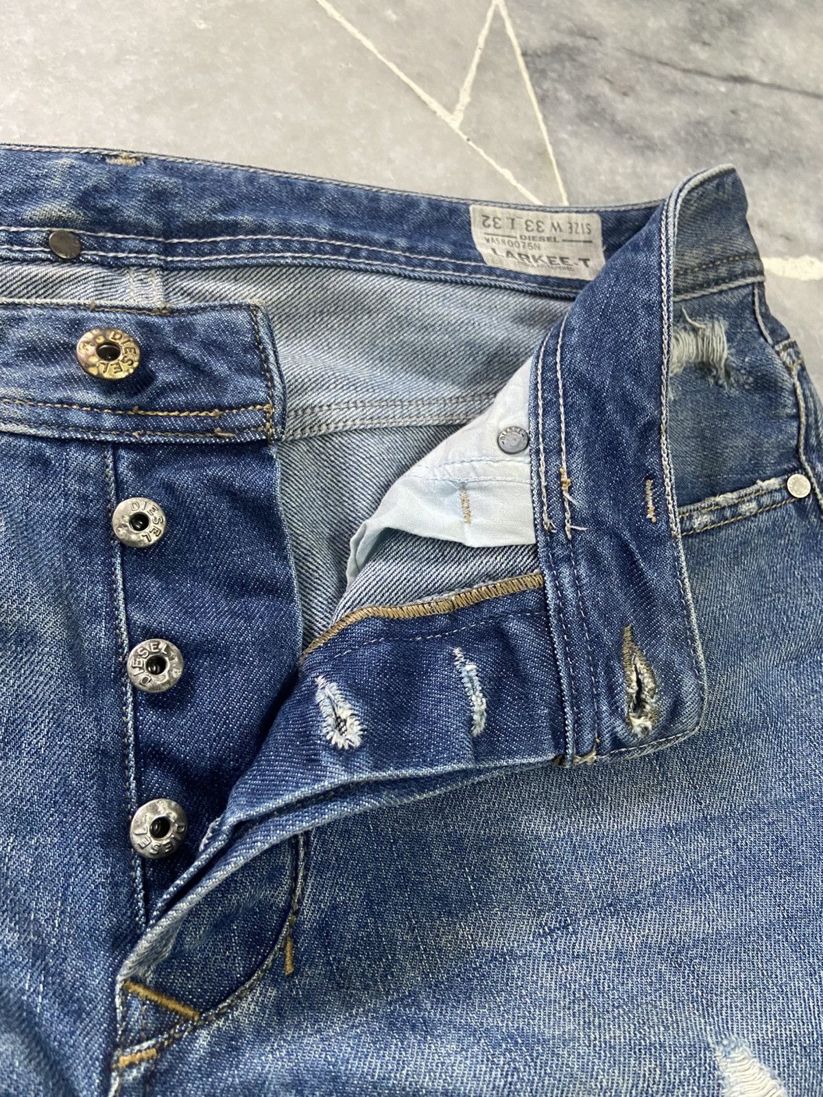Diesel Diesel Straight-leg jeans Size US 33 - 5 Thumbnail