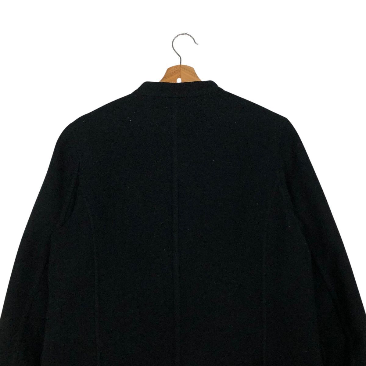 Jil Sander 🔥RICH BLACK CROPPED WOOL JACKET BIKER JILL SANDER J+ UNIQLO Size L / US 10 / IT 46 - 11 Thumbnail
