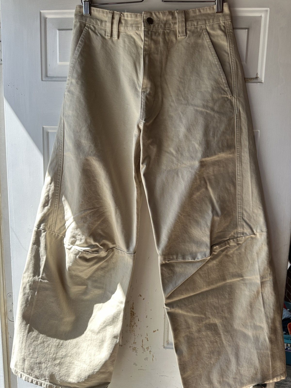 SIMPLE PROJECT Simple Project Cotton Wide Trousers Size US 30 / EU 46 - 1 Thumbnail