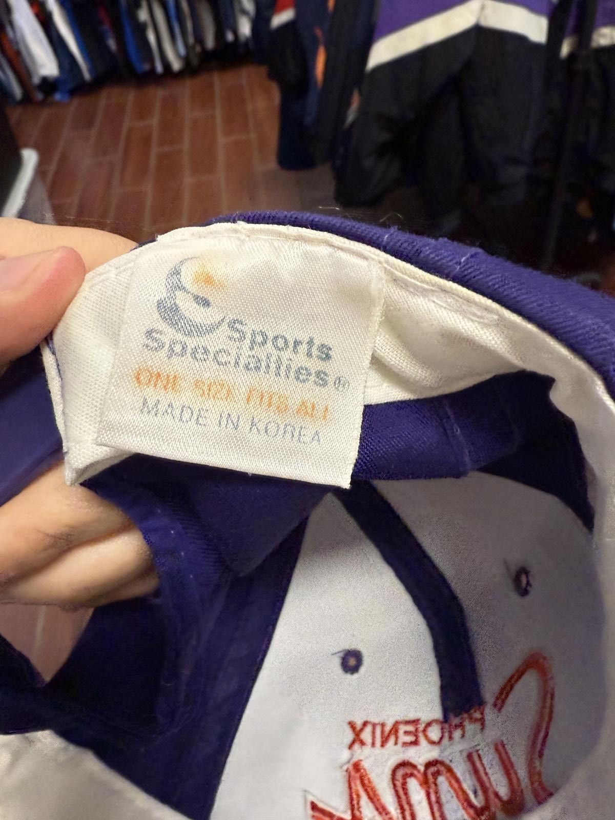 Sports Specialties 90's Vintage Phoenix Suns Double Line Script Snapback Hat Size ONE SIZE - 7 Thumbnail