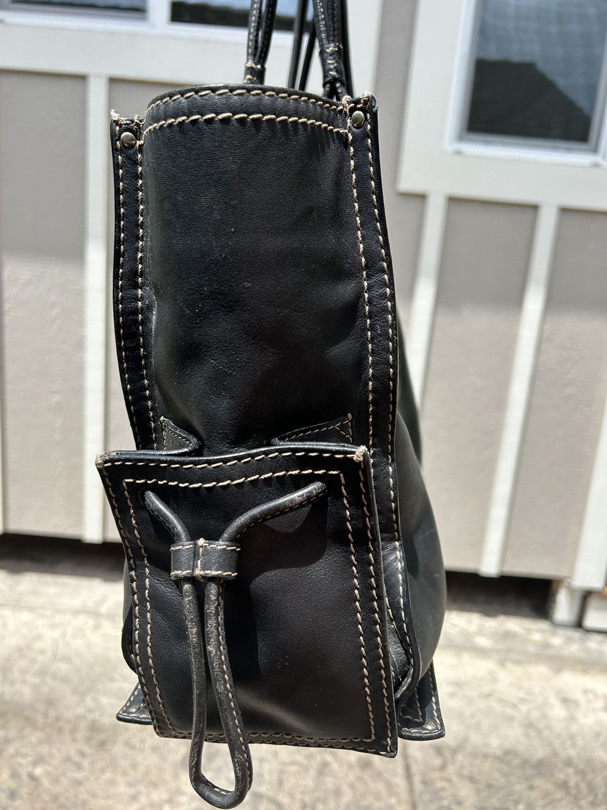 Loewe Loewe Black Leather Bag Size ONE SIZE - 4 Thumbnail