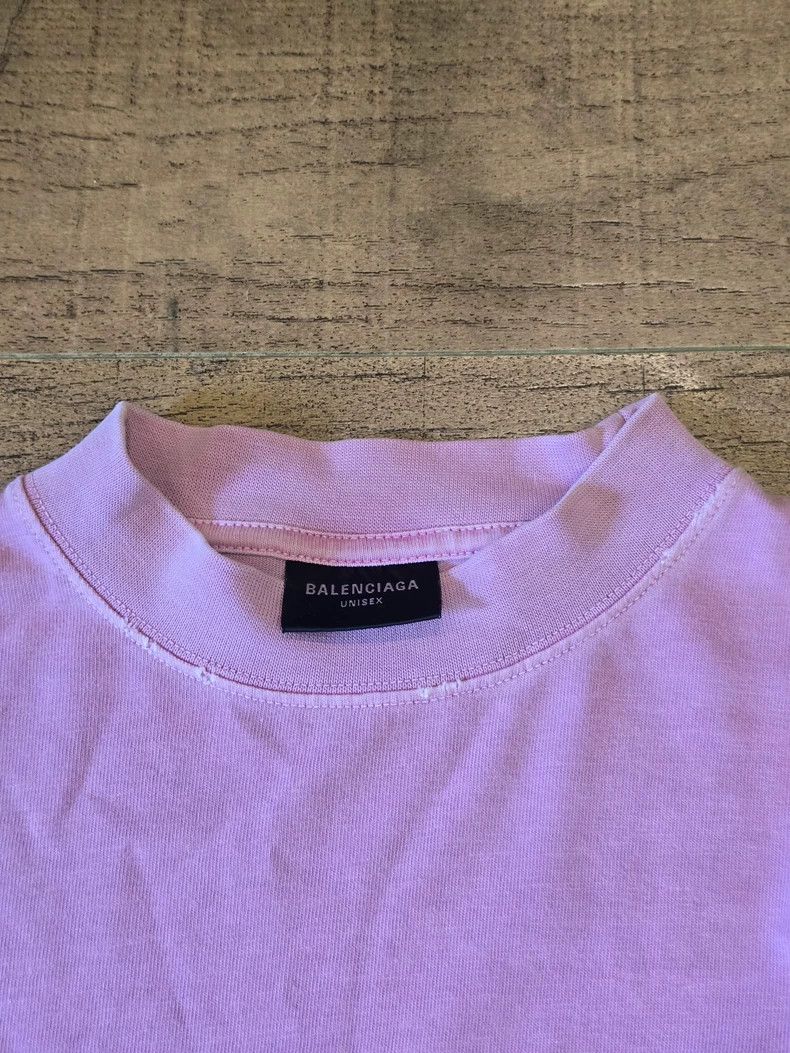 Balenciaga Balenciaga Pink Eiffel Tower Short Sleeve T-shirt Size US S / EU 44-46 / 1 - 4 Thumbnail