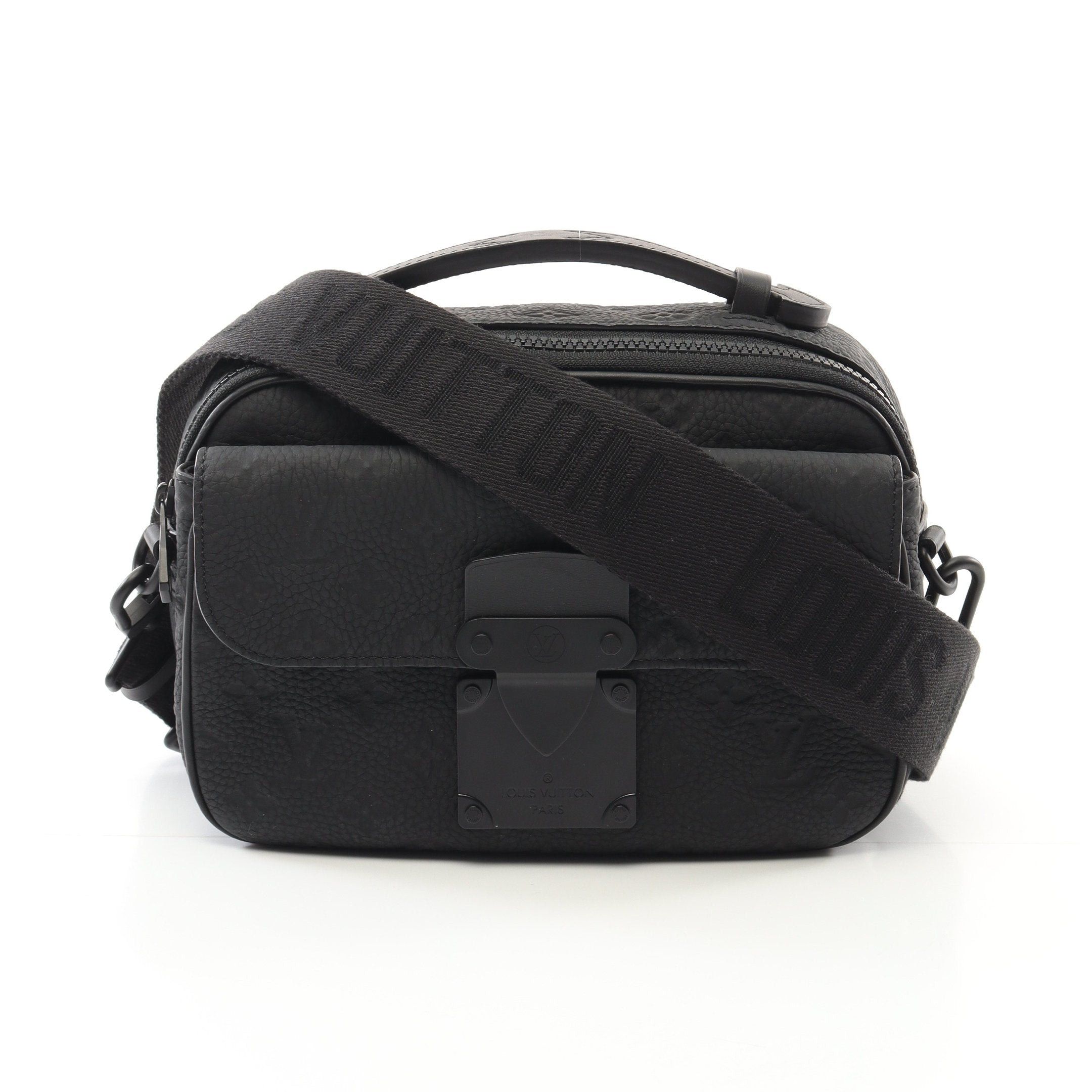 Louis Vuitton Louis Vuitton S-Lock Messenger Monogram Handbag Leather Black Size ONE SIZE - 1 Thumbnail
