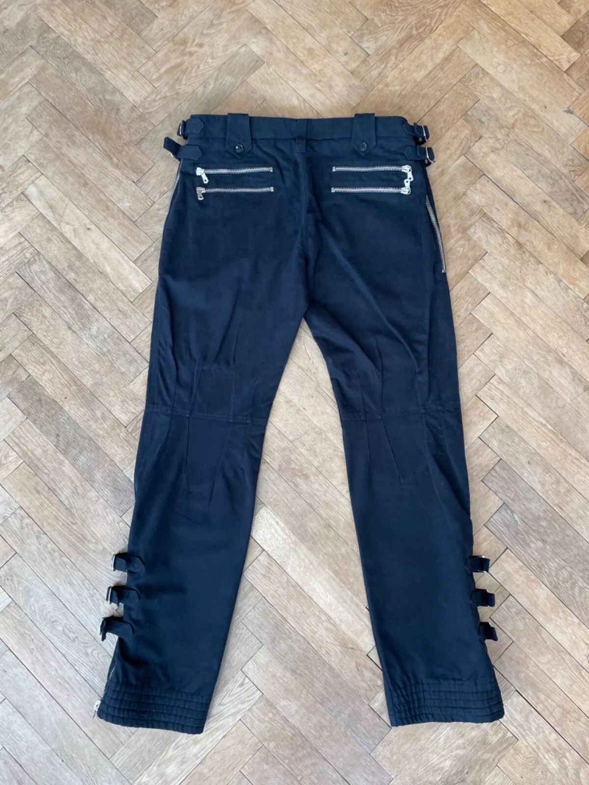 Dolce & Gabbana Dolce & Gabbana AW2006 Bondage Buckle Zipper Black Pants Size US 34 / EU 50 - 3 Thumbnail