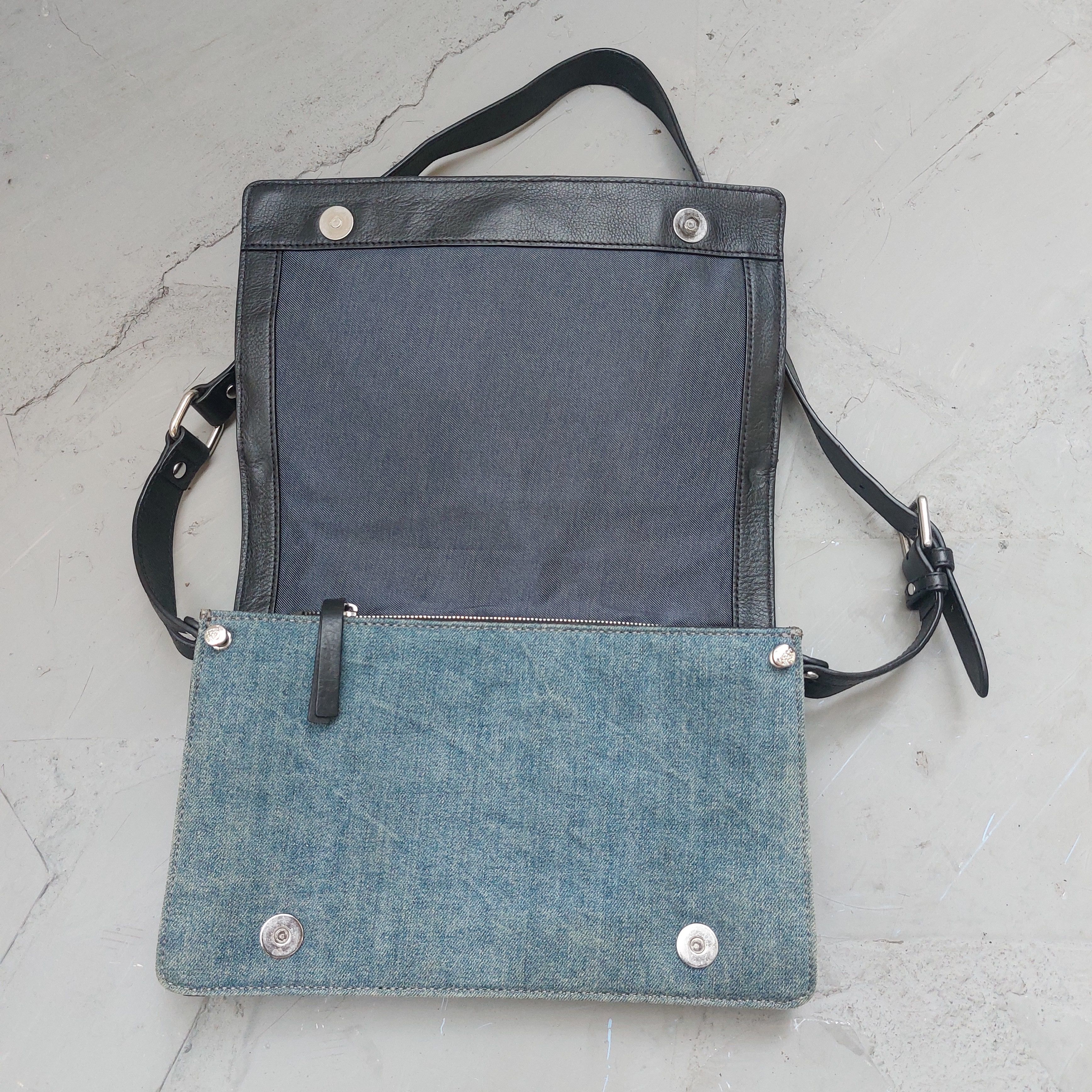 Diesel Diesel Le Misha Denim mix Leather Size ONE SIZE - 2 Thumbnail