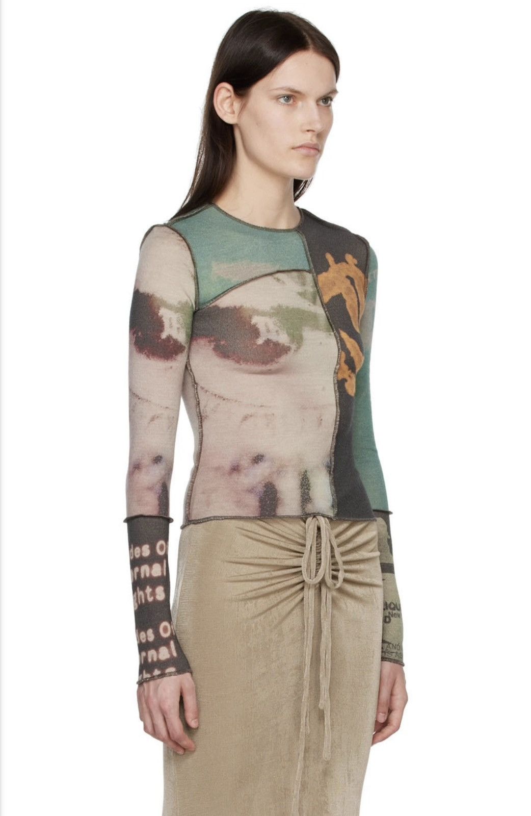 Misbhv MISBHV Multicolor Wool T-Shirt Size S / US 4 / IT 40 - 1 Thumbnail