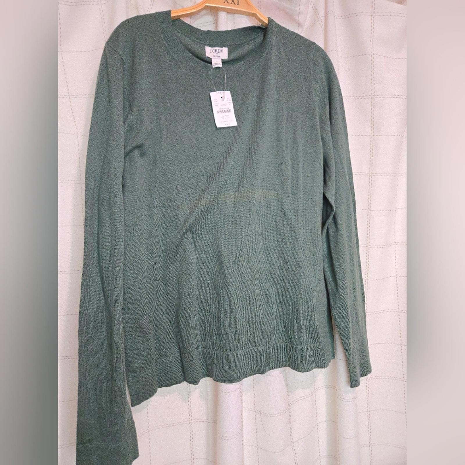 J.Crew J Crew Cotton Teddie sweater Size L / US 10 / IT 46 - 2 Thumbnail