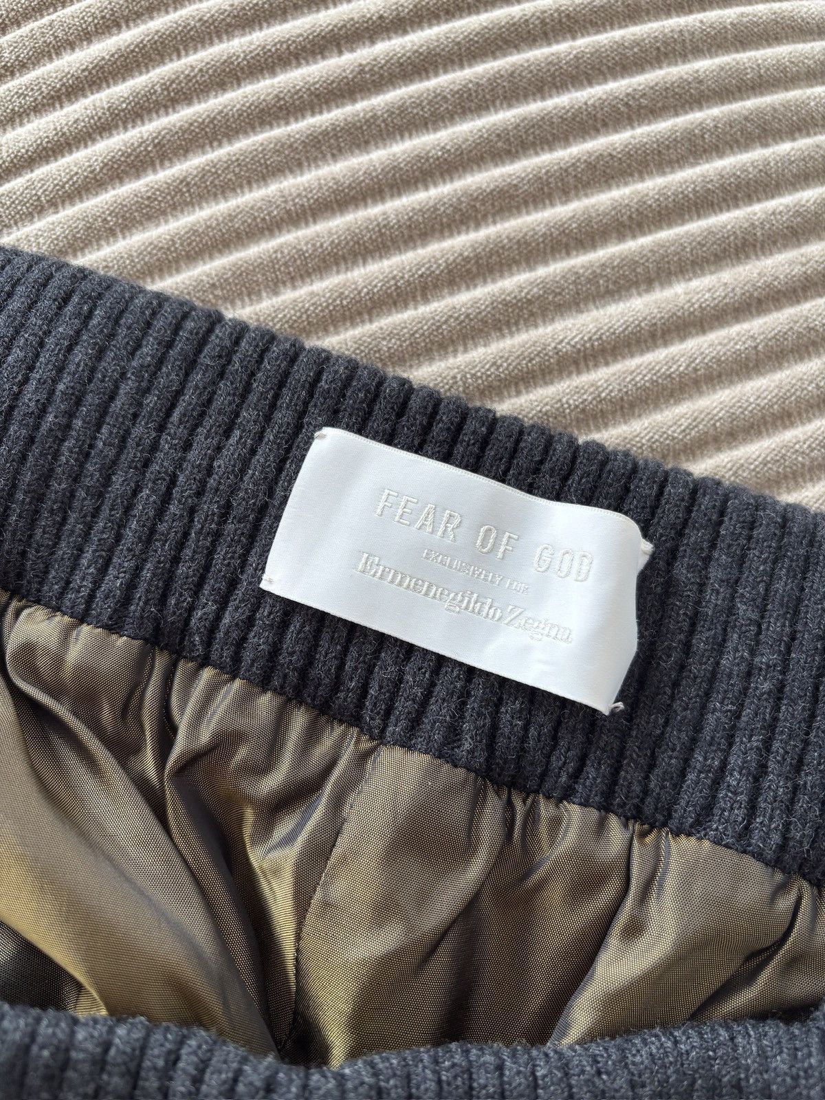 Ermenegildo Zegna × Fear of God Fear of God Zegna Silk Sweats Size US 34 / EU 50 - 8 Thumbnail